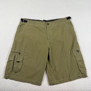KUHL Mens Cargo Shorts Khaki Utility‎ Outdoor Adventure Sizs XXL